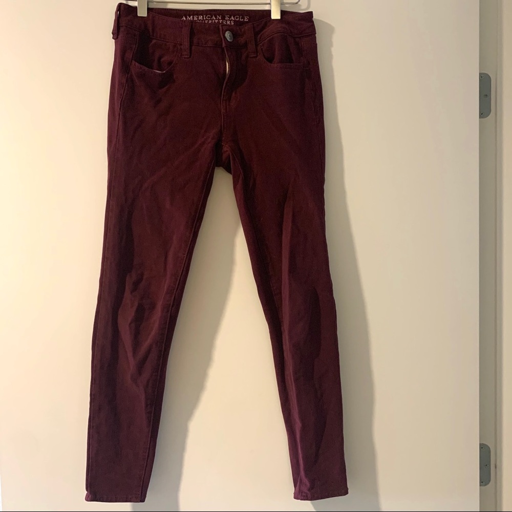 Burgundy pants